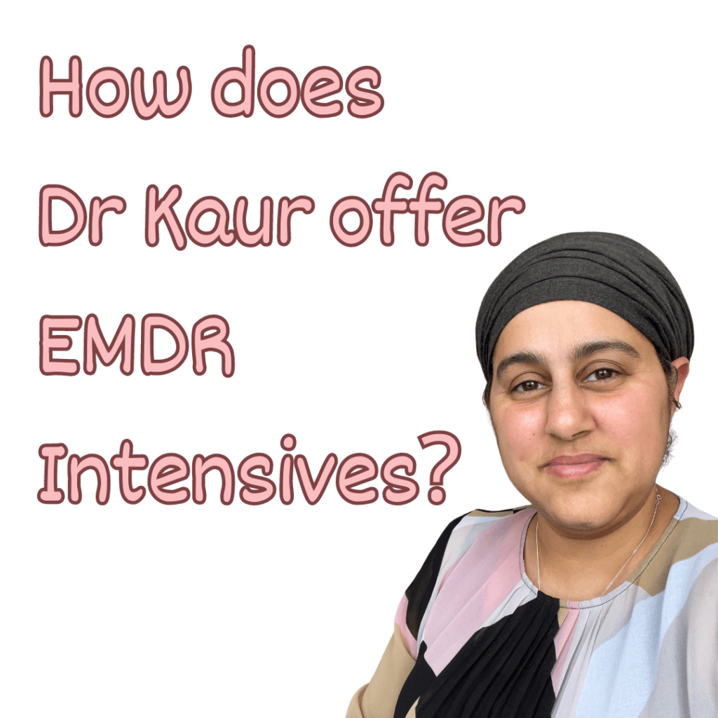 How does Dr Kaur offer emdr intensives